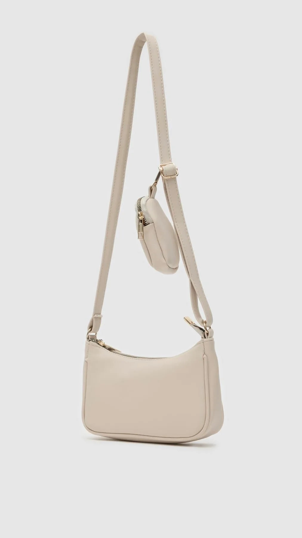 Clarina Creamy Crossbody Bag With Wallet